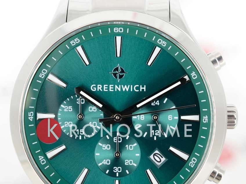 Greenwich Greenwich Skipper GW 043.10.37,  англия мужские часы на браслете нержавеющая сталь боковой вид